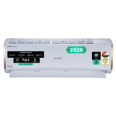 Croma 7 in 1 Convertible 1.5 Ton 3 Star Inverter Split AC with 4 Way Auto Swing (2026 Model, Copper Condenser, CRLA018IND170297)