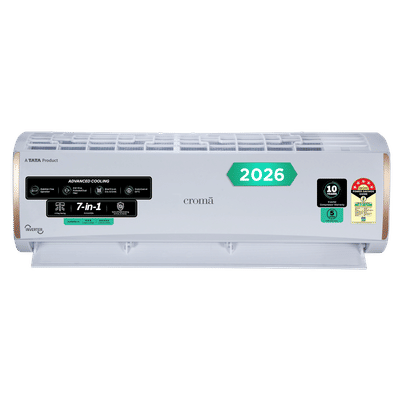 Croma 7 in 1 Convertible 1.5 Ton 5 Star
                      Inverter Split AC with 4 Way Auto Swing (2026
                      Model, Copper Condenser, CRLA018INF170298)