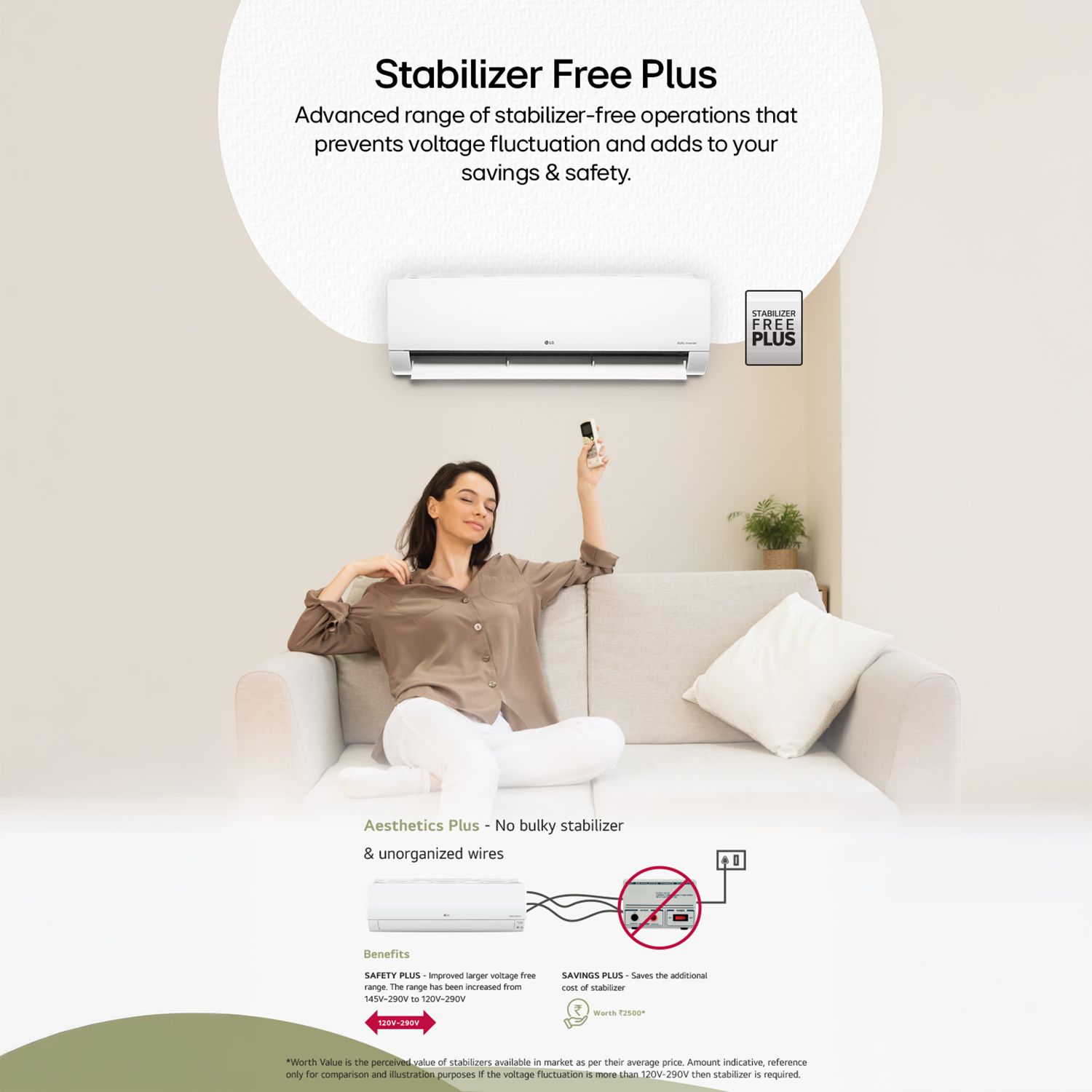 LG 6 in 1 Convertible 2 Ton 3 Star Dual Inverter Split Smart AC with Monsoon Comfort Feature (2026 Model, Copper Condenser, AS-Q24EWXE.ANLG) LG 6 in 1 Convertible 2 Ton 3 Star Dual Inverter Split Smart AC with Monsoon Comfort Feature (2026 Model, Copper Condenser, AS-Q24EWXE.ANLG)_13
