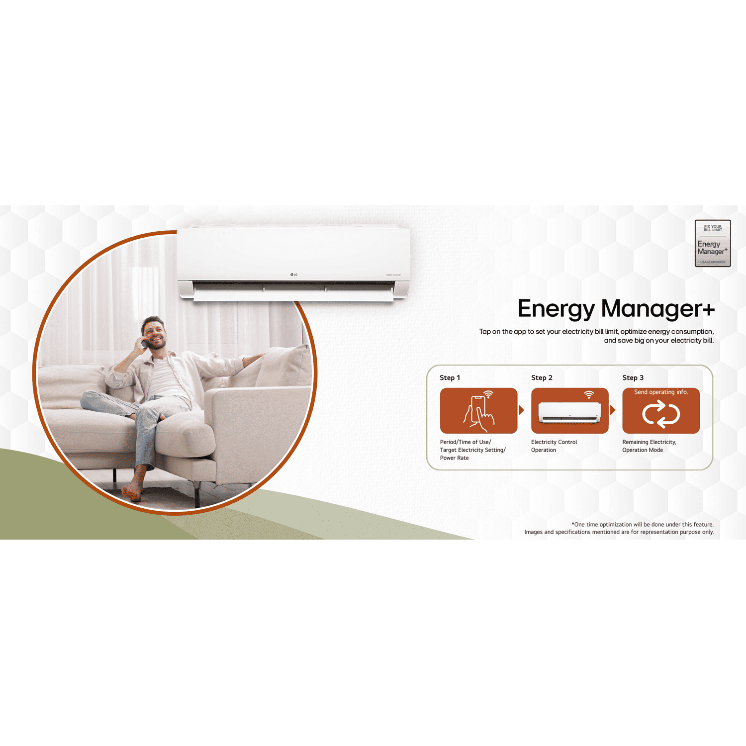 LG 6 in 1 Convertible 2 Ton 3 Star Dual Inverter Split Smart AC with Monsoon Comfort Feature (2026 Model, Copper Condenser, AS-Q24EWXE.ANLG) LG 6 in 1 Convertible 2 Ton 3 Star Dual Inverter Split Smart AC with Monsoon Comfort Feature (2026 Model, Copper Condenser, AS-Q24EWXE.ANLG)_17