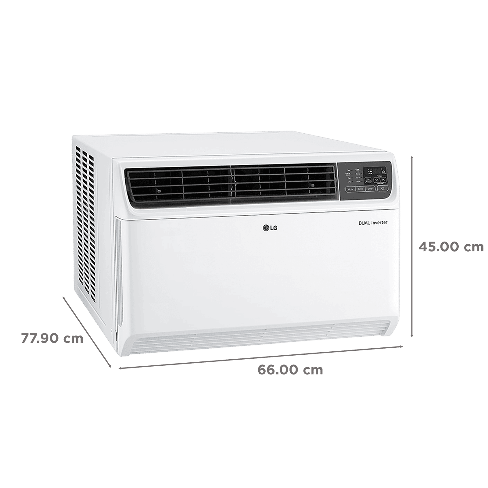 LG 4-in-1 Convertible 1.5 Ton 5 Star Window AC with Dual Rotary Compressor (Copper Condenser, AW-Q18WUZA.ASLG)_3