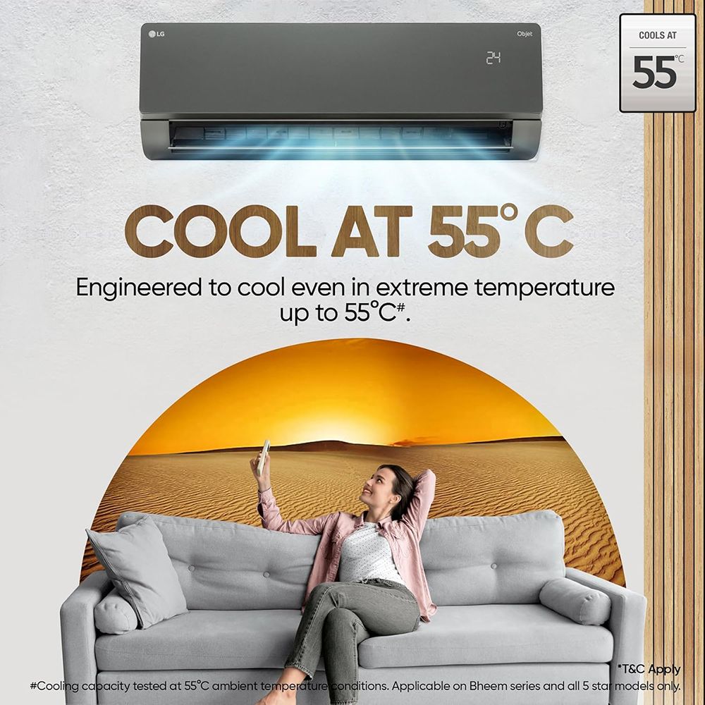 LG 6 in 1 Convertible 1.5 Ton 5 Star Dual Inverter Split Smart AC with ThinQ App Control (2026 Model, Copper Condenser, AS-Q19MWZE.ANLG) LG 6 in 1 Convertible 1.5 Ton 5 Star Dual Inverter Split Smart AC with ThinQ App Control (2026 Model, Copper Condenser, AS-Q19MWZE.ANLG)_13