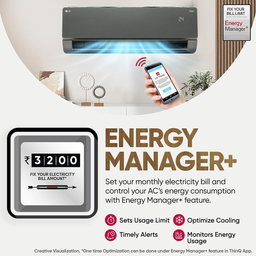 LG 6 in 1 Convertible 1.5 Ton 5 Star Dual Inverter Split Smart AC with ThinQ App Control (2026 Model, Copper Condenser, AS-Q19MWZE.ANLG) LG 6 in 1 Convertible 1.5 Ton 5 Star Dual Inverter Split Smart AC with ThinQ App Control (2026 Model, Copper Condenser, AS-Q19MWZE.ANLG)_15
