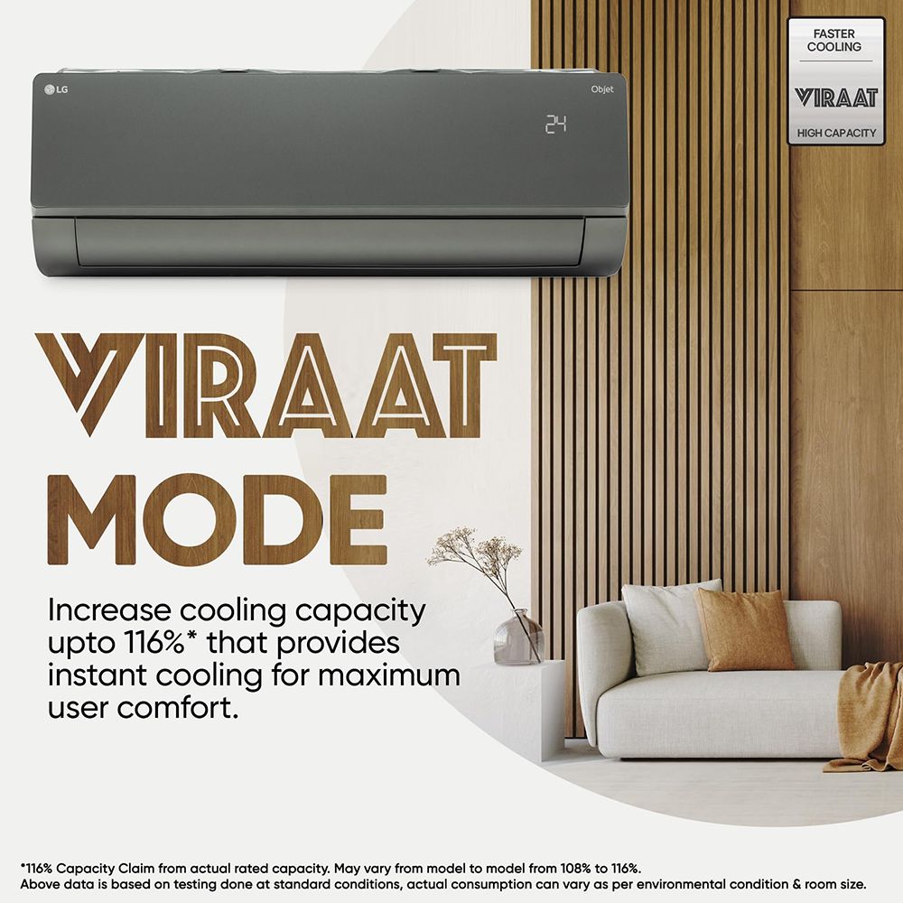LG 6 in 1 Convertible 1.5 Ton 5 Star Dual Inverter Split Smart AC with ThinQ App Control (2026 Model, Copper Condenser, AS-Q19MWZE.ANLG) LG 6 in 1 Convertible 1.5 Ton 5 Star Dual Inverter Split Smart AC with ThinQ App Control (2026 Model, Copper Condenser, AS-Q19MWZE.ANLG)_20