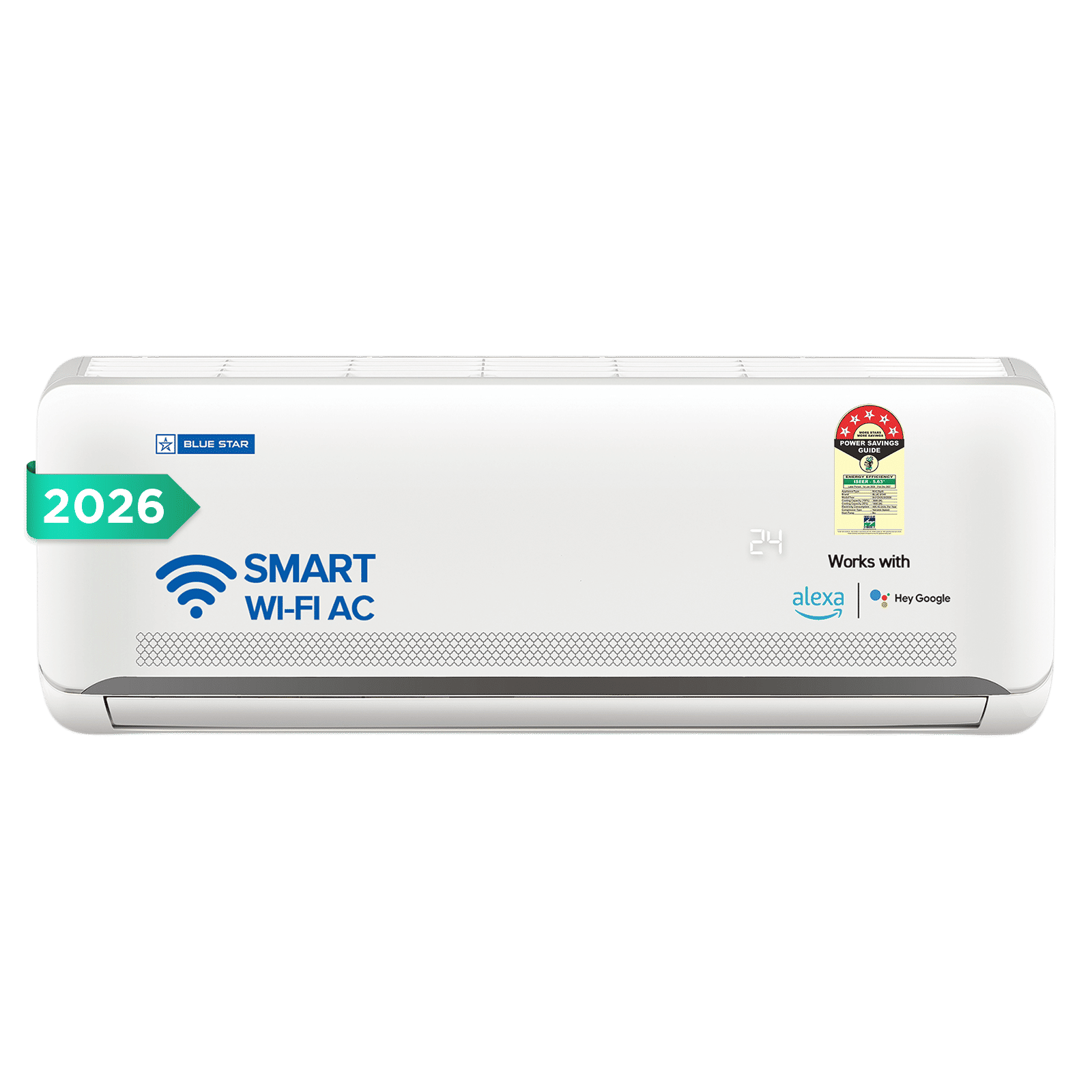 Blue Star N Series Convertible 1 Ton 5 Star Inverter Split Smart AC with Voice Command Technology (2026 Model, Copper Condenser, IA512NXUS) Blue Star N Series Convertible 1 Ton 5 Star Inverter Split Smart AC with Voice Command Technology (2026 Model, Copper Condenser, IA512NXUS)_1
