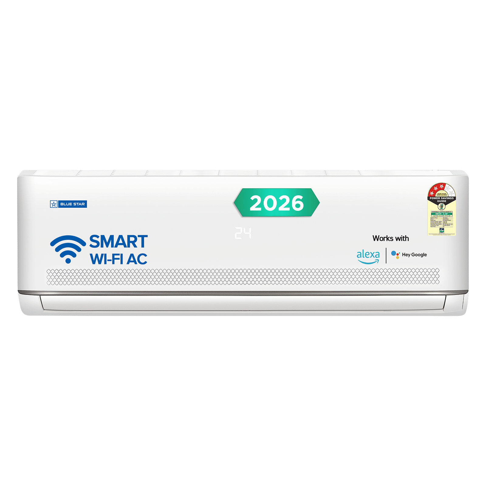 Blue Star M Series 5 in 1 Convertible 1.5 Ton 3 Star Inverter Split Smart AC with Voice Command Technology (2026 Model, Copper Condenser, IA318MXUS) Blue Star M Series 5 in 1 Convertible 1.5 Ton 3 Star Inverter Split Smart AC with Voice Command Technology (2026 Model, Copper Condenser, IA318MXUS)_1