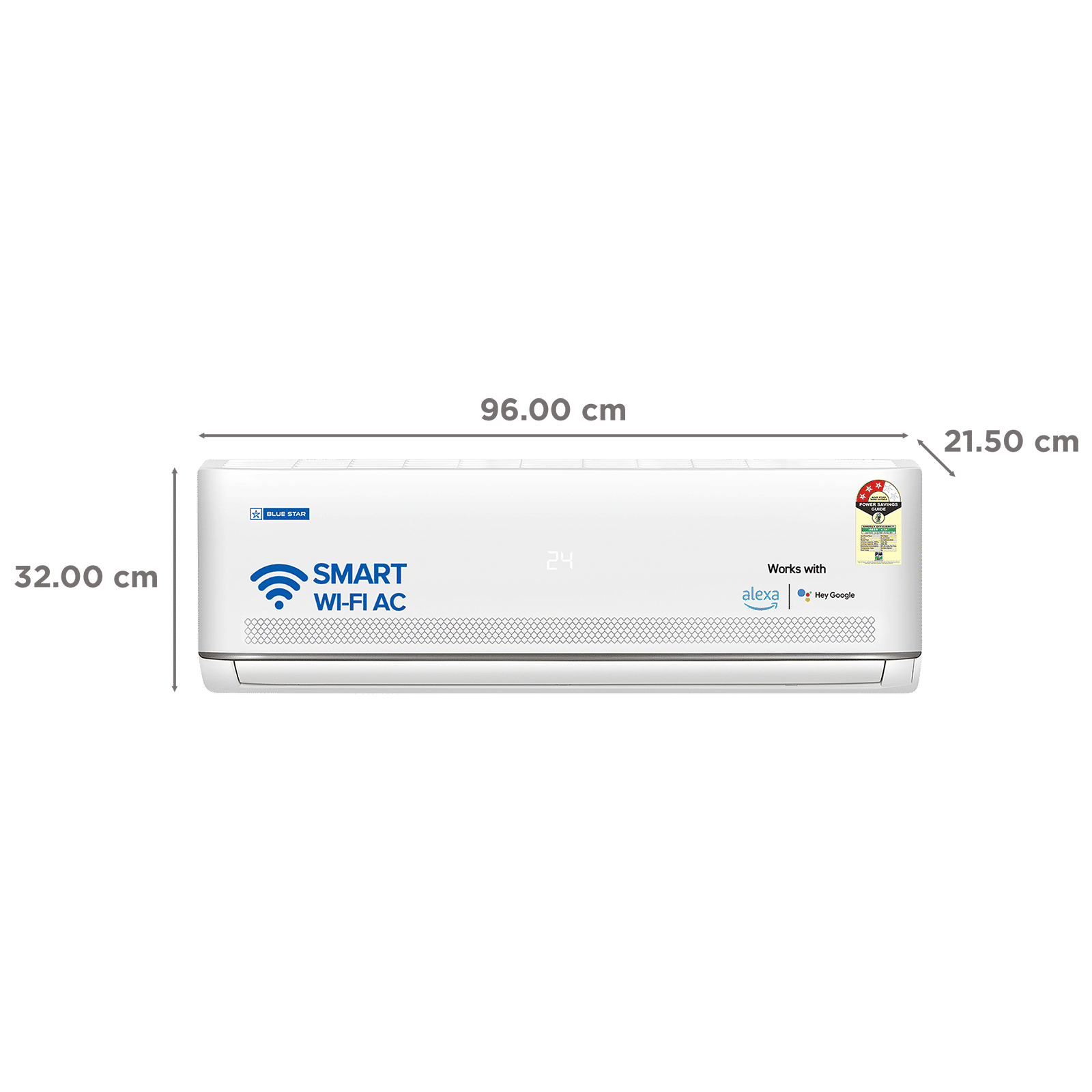 Blue Star M Series 5 in 1 Convertible 1.5 Ton 3 Star Inverter Split Smart AC with Voice Command Technology (2026 Model, Copper Condenser, IA318MXUS) Blue Star M Series 5 in 1 Convertible 1.5 Ton 3 Star Inverter Split Smart AC with Voice Command Technology (2026 Model, Copper Condenser, IA318MXUS)_3