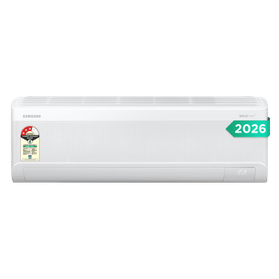SAMSUNG AR60 5 in 1 Convertible 1.5 Ton 3 Star Inverter Split Smart AC with Voice Assistant (2026 Model, Copper Condenser, AR60H19D13WNNA)