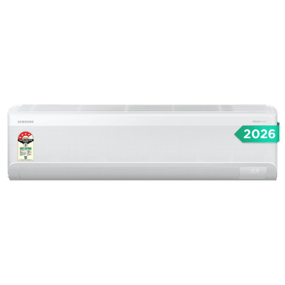 SAMSUNG AR60 5 in 1 Convertible 1.5 Ton 4 Star Inverter Split Smart AC with WindFree (2026 Model, Copper Condenser, AR60H18D14WNNA)