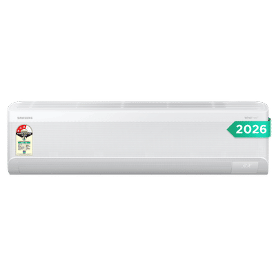 SAMSUNG AR60 5 in 1 Convertible 2 Ton 3 Star Inverter Split Smart AC with WindFree Cooling (2026 Model, Copper Condenser, AR60H24D13W)