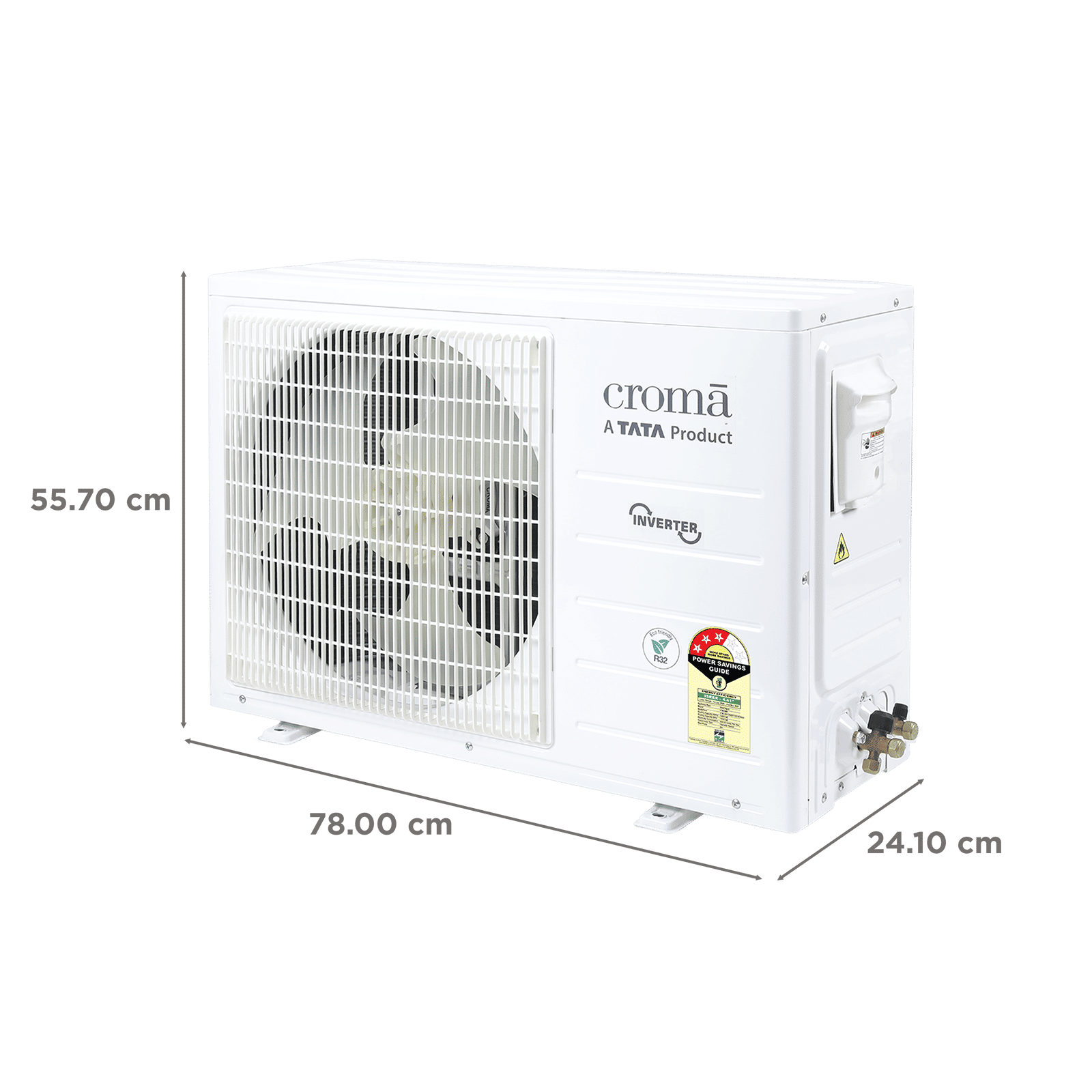 Croma 7 in 1 Convertible 1 Ton 3 Star Inverter Split Smart AC with Nano Shield and Blue Fin Protection (2026 Model, Copper Condenser, CRLAS12IND170210) Croma 7 in 1 Convertible 1 Ton 3 Star Inverter Split Smart AC with Nano Shield and Blue Fin Protection (2026 Model, Copper Condenser, CRLAS12IND170210)_4