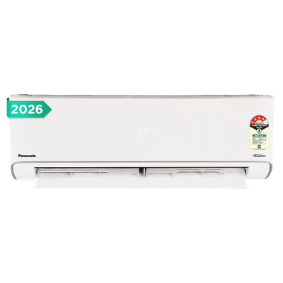 Panasonic EU 8 in 1 Convertible 1 Ton 4 Star Inverter Split Smart AC with Google & Alexa Voice Assistant (2026 Model, Copper Condenser, CS/CU-EU12CKY4FM)