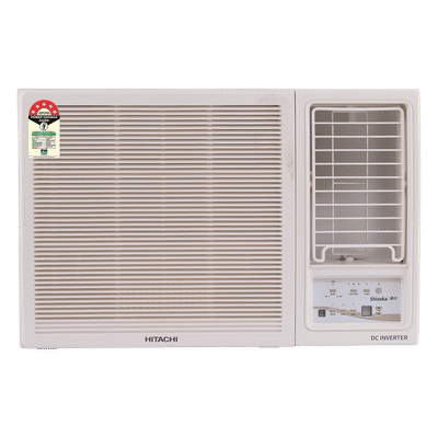 HITACHI Shizuka 1.5 Ton 5 Star Inverter Window AC (Copper Condenser, RAW518HIEO)