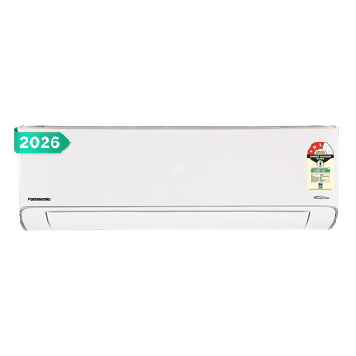 Panasonic EZ 8 in 1 Convertible 1 Ton 3 Star Hot & Cold Inverter Split AC with PM 0.1 Filter (2026 Model, Copper Condenser, CS/CU-EZ12CKYF)