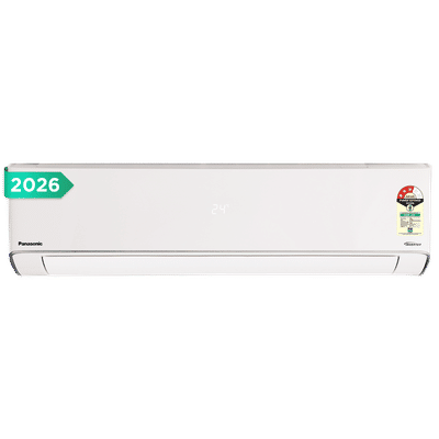 Panasonic EZ 8 in 1 Convertible 1.5 Ton 3 Star Hot & Cold Inverter Split Smart AC with Google & Alexa Voice Assistant (2026 Model, Copper Condenser, CS/CU-EZ18CKYXFM)