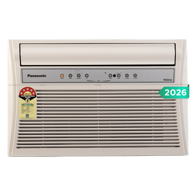 Panasonic XU 8 in 1 Convertible 1.5 Ton 5 Star Inverter Window AC with PM 0.1 Filter (2026 Model, Copper Condenser, CW-XU185CGT)