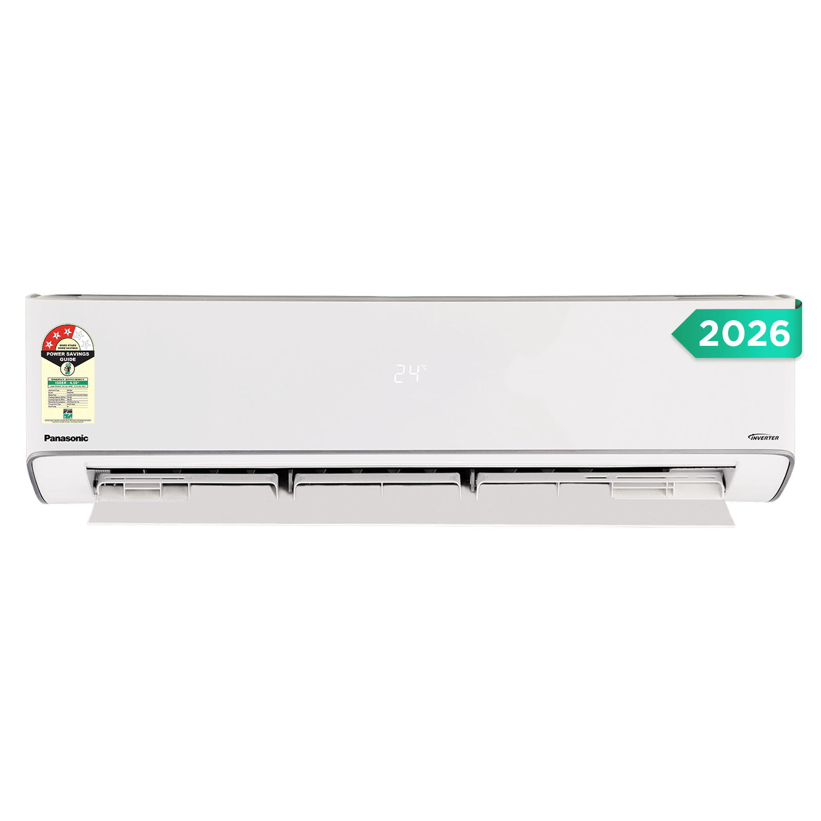 Panasonic EU 8 in 1 Convertible 2 Ton 3 Star Inverter Split AC with PM 0.1 Filter (2026 Model, Copper Condenser, CS/CU-EU24CKY3F) Panasonic EU 8 in 1 Convertible 2 Ton 3 Star Inverter Split AC with PM 0.1 Filter (2026 Model, Copper Condenser, CS/CU-EU24CKY3F)_1