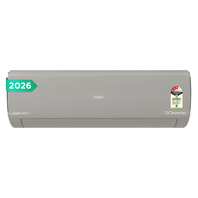 Haier Gravity Heavy Duty AI Plus Convertible 1.6 Ton 3 Star Inverter Split AC with 4 Way Swing (Copper Condenser, HSA20GHD-MAI3NB-I)
