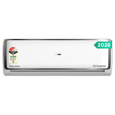 Haier Elegante Heavy Duty AI Plus Convertible 2 Ton 3 Star Inverter Split AC with 4 Way Swing (Copper Condenser, HSA24EHD-SAI3NB-I)