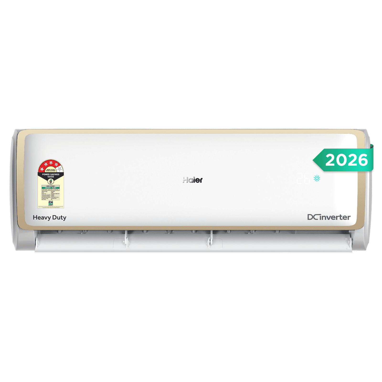Haier Elegante Heavy Duty AI Plus Convertible 1.5 Ton 4 Star Inverter Split AC with 4 Way Swing (Copper Condenser, HSA18EP-GAI4NB-I) Haier Elegante Heavy Duty AI Plus Convertible 1.5 Ton 4 Star Inverter Split AC with 4 Way Swing (Copper Condenser, HSA18EP-GAI4NB-I)_1