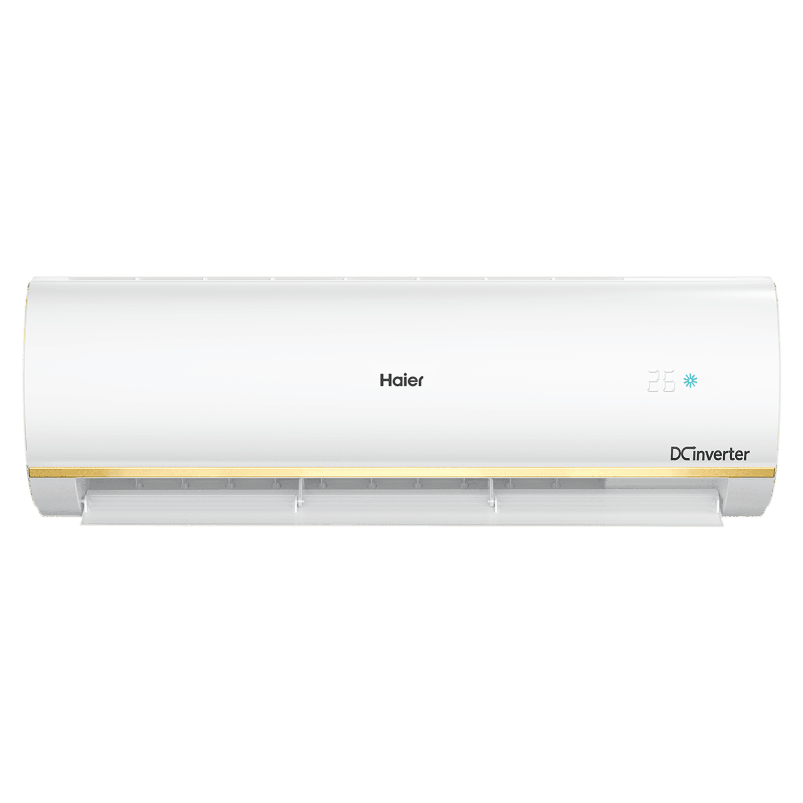 Haier Kinouchi Ultra AI Plus Convertible 1 Ton 3 Star Inverter Split AC with 4 Way Swing (Copper Condenser, HSA14KU-GAI5NB-I) Haier Kinouchi Ultra AI Plus Convertible 1 Ton 3 Star Inverter Split AC with 4 Way Swing (Copper Condenser, HSA14KU-GAI5NB-I)_1