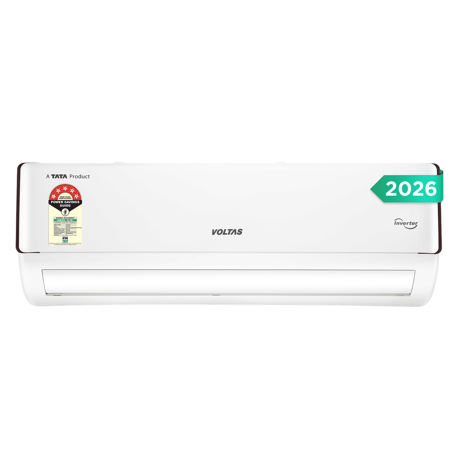 VOLTAS 185INV VERTIS COMET MARVEL Convertible 1.5 Ton 5 Star Inverter Split AC with Hidden Display (2026 Model, Copper Condenser, 4504153) VOLTAS 185INV VERTIS COMET MARVEL Convertible 1.5 Ton 5 Star Inverter Split AC with Hidden Display (2026 Model, Copper Condenser, 4504153)_1