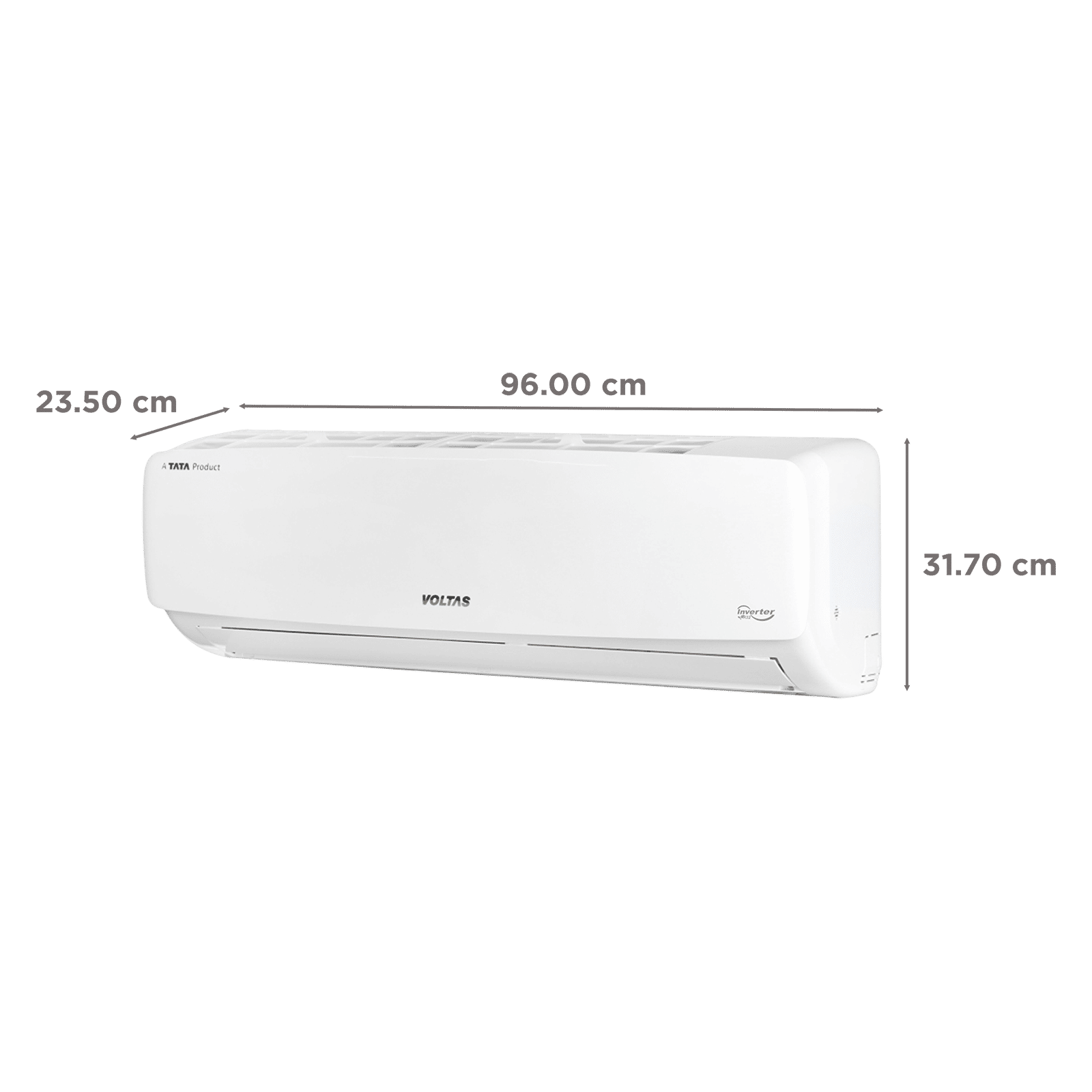 VOLTAS 243INV VECTRA ELEGANT Convertible 2 Ton 3 Star Inverter Split AC With 5 Step Adjustable (Copper Condenser, 4504077) VOLTAS 243INV VECTRA ELEGANT Convertible 2 Ton 3 Star Inverter Split AC With 5 Step Adjustable (Copper Condenser, 4504077)_3