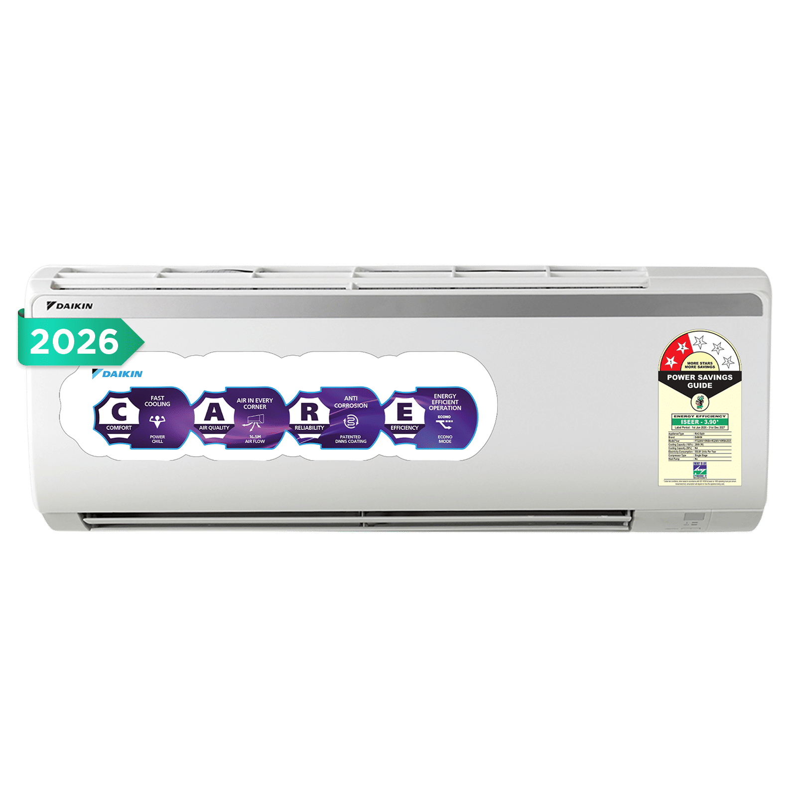 DAIKIN 1 Ton 2 Star Split AC (Copper Condenser, PM 2.5 Filter, FTQ35XV16WBA) DAIKIN 1 Ton 2 Star Split AC (Copper Condenser, PM 2.5 Filter, FTQ35XV16WBA)_1