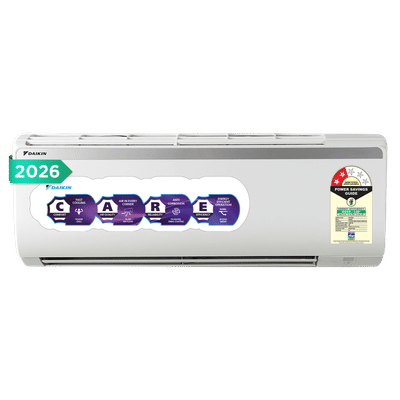 DAIKIN 1 Ton 2 Star Split AC (Copper Condenser, PM 2.5 Filter, FTQ35XV16WBA)