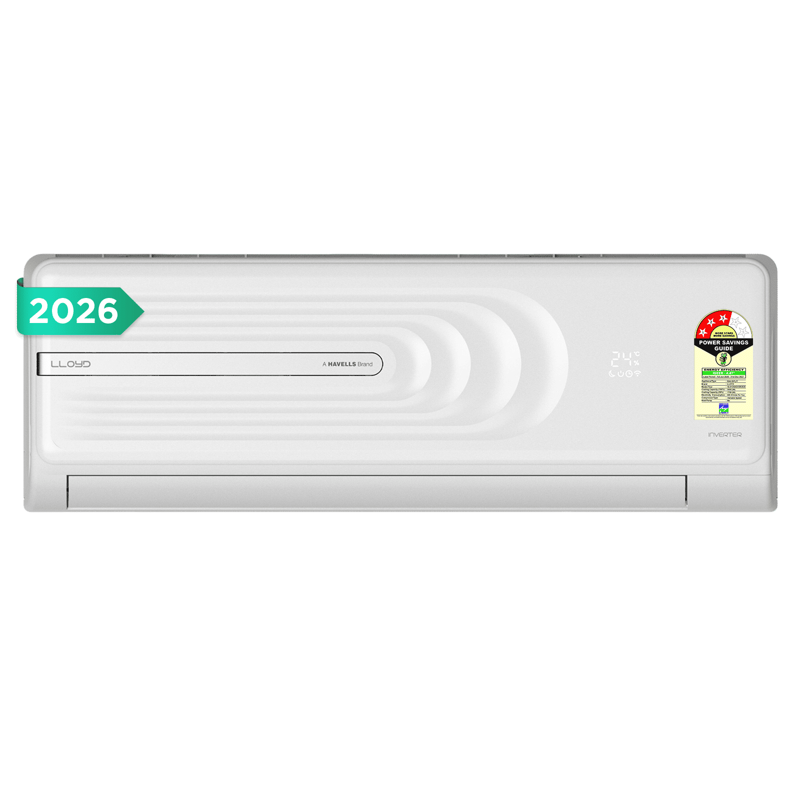 LLOYD 6-in-1 Convertible 1 Ton 3 Star Inverter Split AC with Ice Clean (Copper Condenser, GLS12I3ASHSR) LLOYD 6-in-1 Convertible 1 Ton 3 Star Inverter Split AC with Ice Clean (Copper Condenser, GLS12I3ASHSR)_1
