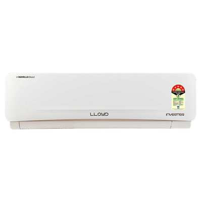 LLOYD 6 in 1 Convertible 1 Ton 5 Star Inverter Split AC with Ice Clean (Copper Condenser, GLS12I5GGCGR)