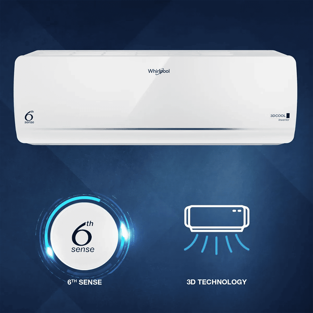 Whirlpool 3D Cool 5 in 1 Convertible 1 Ton 3 Star Inverter Split AC with 6th Sense Technology (2026 Model, Copper Condenser, 41499) Whirlpool 3D Cool 5 in 1 Convertible 1 Ton 3 Star Inverter Split AC with 6th Sense Technology (2026 Model, Copper Condenser, 41499)_10