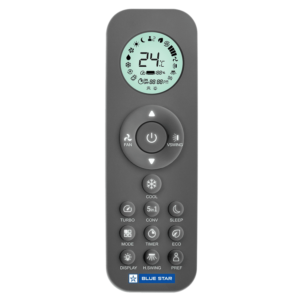 Blue Star I Series 5 in 1 Convertible 1.5 Ton 3 Star Inverter Split Smart AC with Voice Command Technology (2026 Model, Copper Condenser, IA318IXUS)_7