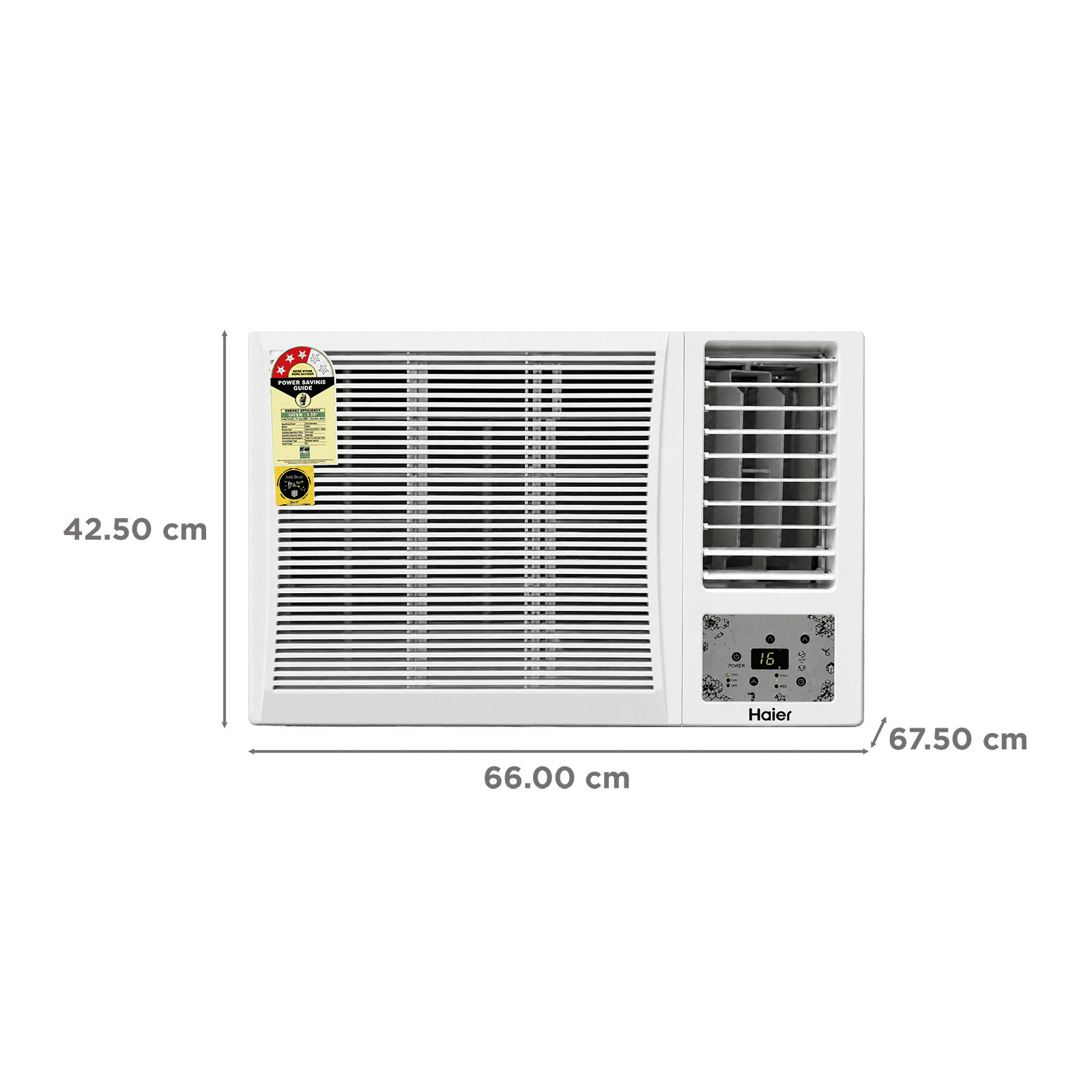 Haier 1.5 Ton 3 Star Fixed Speed Window AC (2026 Model, Copper Condenser, Micro Anti Bacterial Filter, HWA18-W3NB-PF)_3