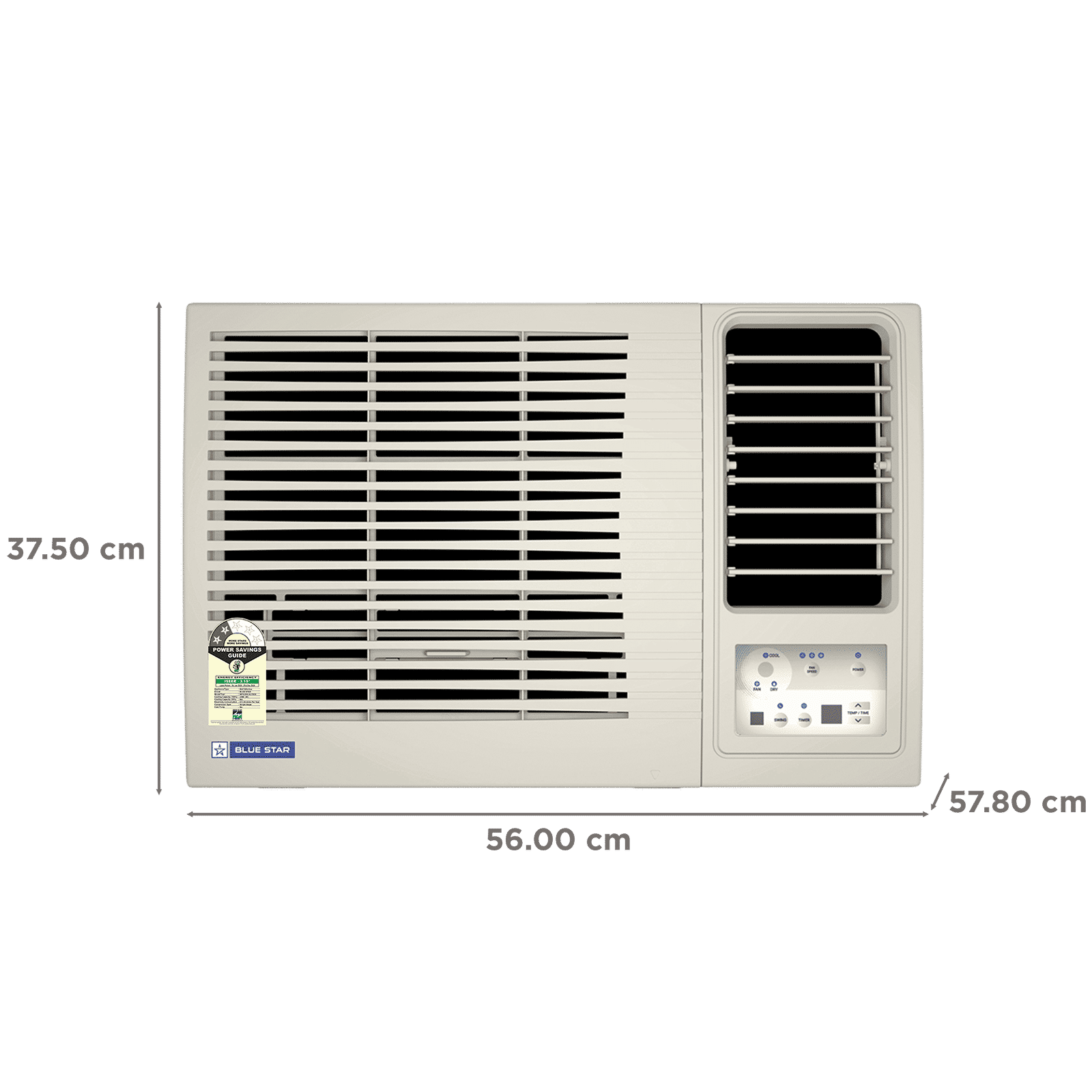 Blue Star 0.8 Ton 2 Star Fixed Speed Window AC (2026 Model, Copper Condenser, WFA209LXU) Blue Star 0.8 Ton 2 Star Fixed Speed Window AC (2026 Model, Copper Condenser, WFA209LXU)_3