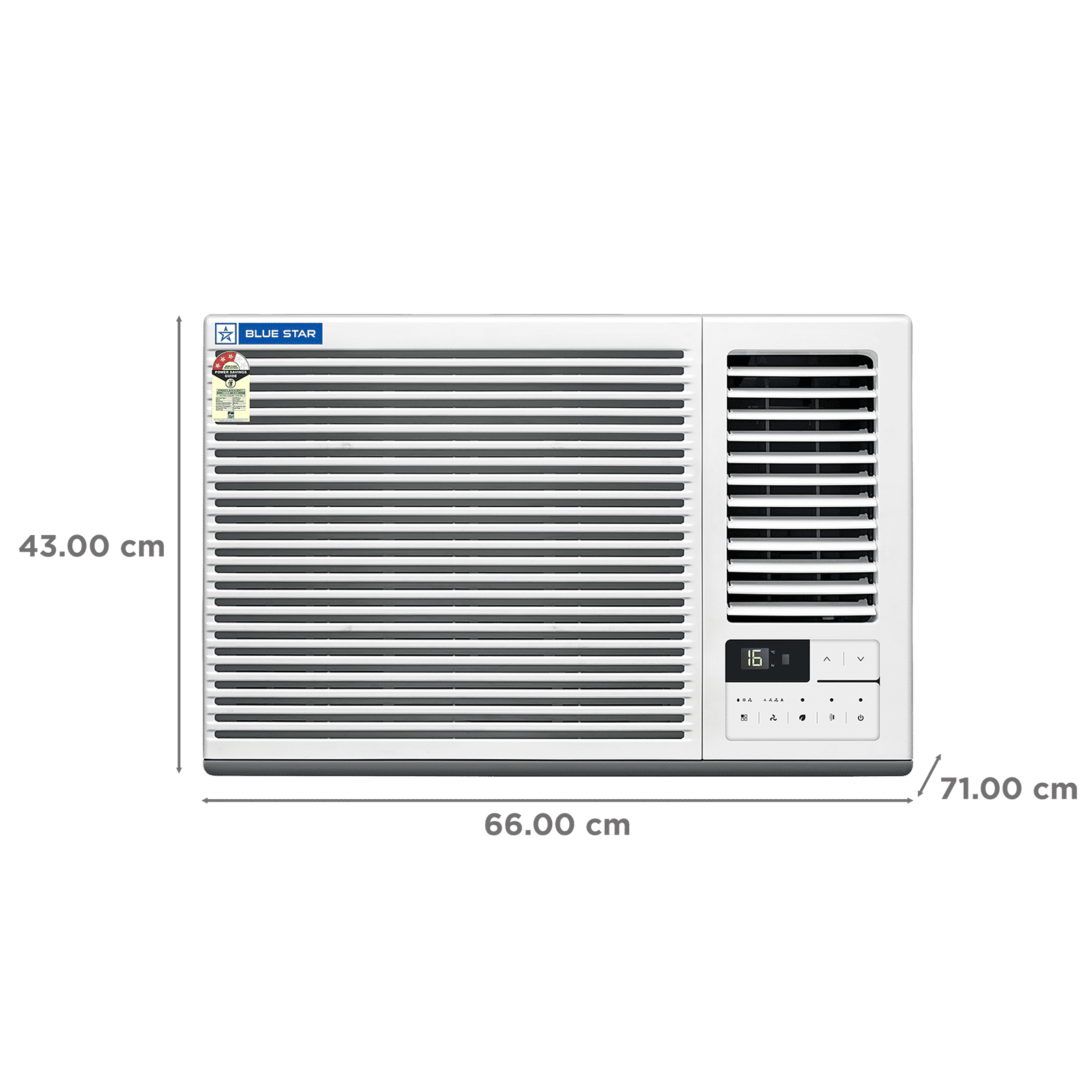 Blue Star 1.5 Ton 3 Star Fixed Speed Window AC (2026 Model, Copper Condenser, WFA318GXU) Blue Star 1.5 Ton 3 Star Fixed Speed Window AC (2026 Model, Copper Condenser, WFA318GXU)_3