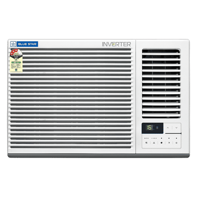 Blue Star 5 in 1 Convertible 1.5 Ton 3 Star Inverter Window AC with Humidity Control (2026 Model, Copper Condenser, WIA318GXU)
