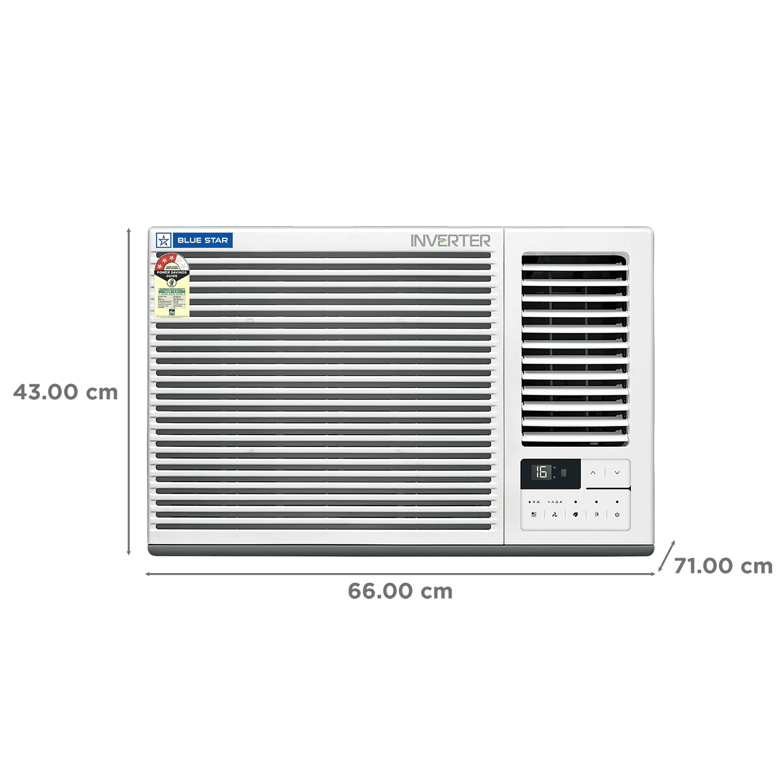 Blue Star 5 in 1 Convertible 1.5 Ton 3 Star Inverter Window AC with Humidity Control (2026 Model, Copper Condenser, WIA318GXU) Blue Star 5 in 1 Convertible 1.5 Ton 3 Star Inverter Window AC with Humidity Control (2026 Model, Copper Condenser, WIA318GXU)_3
