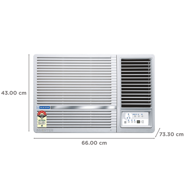 Buy Blue Star 5 in 1 Convertible 1.5 Ton 5 Star Inverter Window AC with ...