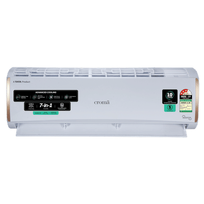 Croma 7 in 1 Convertible 1.5 Ton 3 Star Inverter Split AC with Self Diagnosis (2026 Model, Copper Condenser)