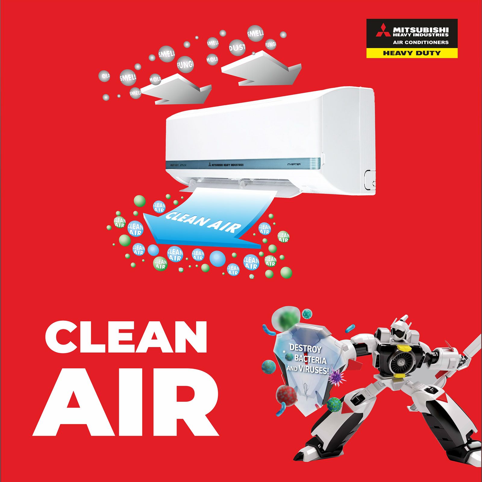 MITSUBISHI HEAVY Desert Xtreme Kooling - JETTA 2.25 Ton 3 Star Inverter Split AC (2026 Model, Blue Fin Condenser, Nano PM-2.5 Filter, DXK27YAMDA-W)_15