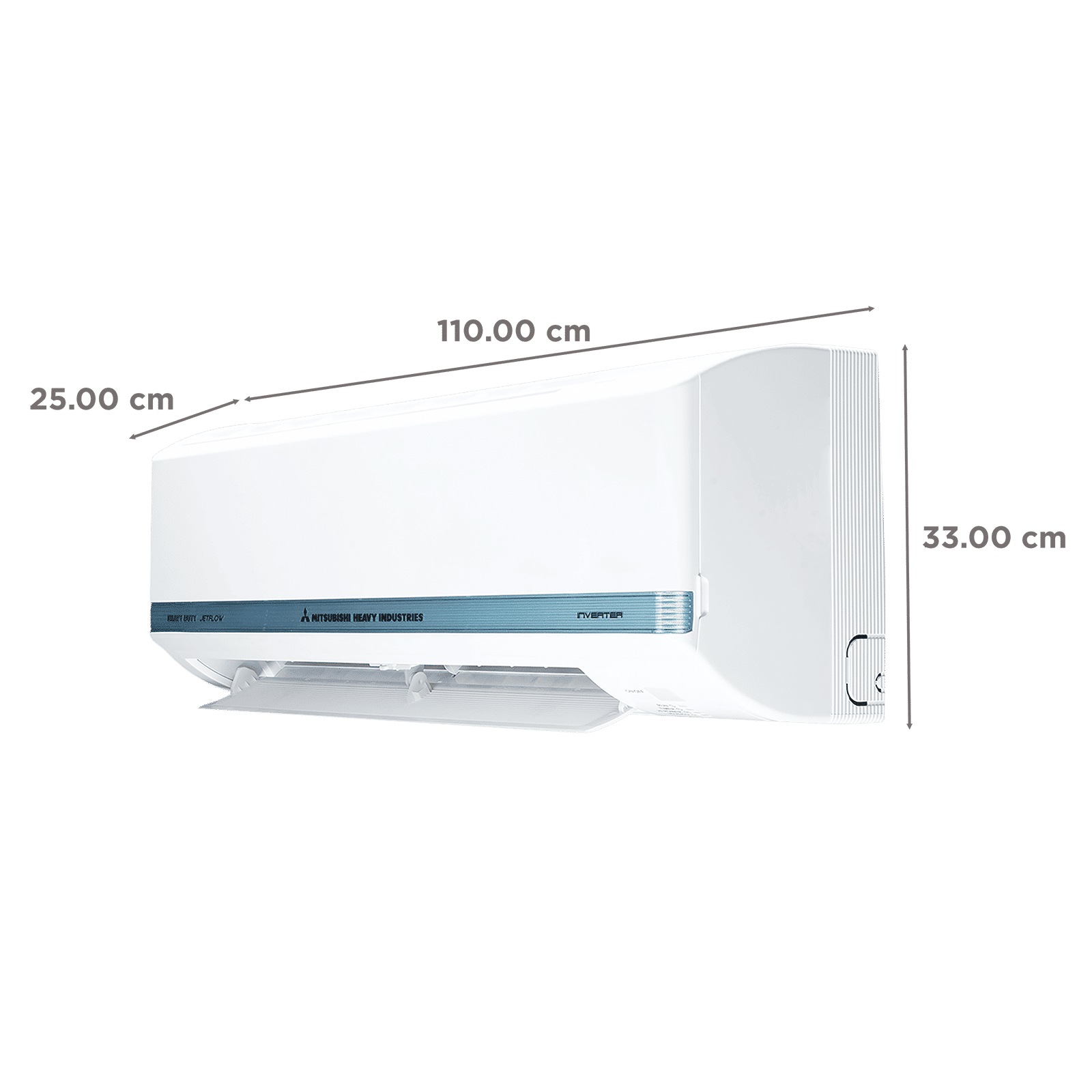 MITSUBISHI HEAVY Desert Xtreme Kooling - JETTA 2.25 Ton 3 Star Inverter Split AC (2026 Model, Blue Fin Condenser, Nano PM-2.5 Filter, DXK27YAMDA-W)_3