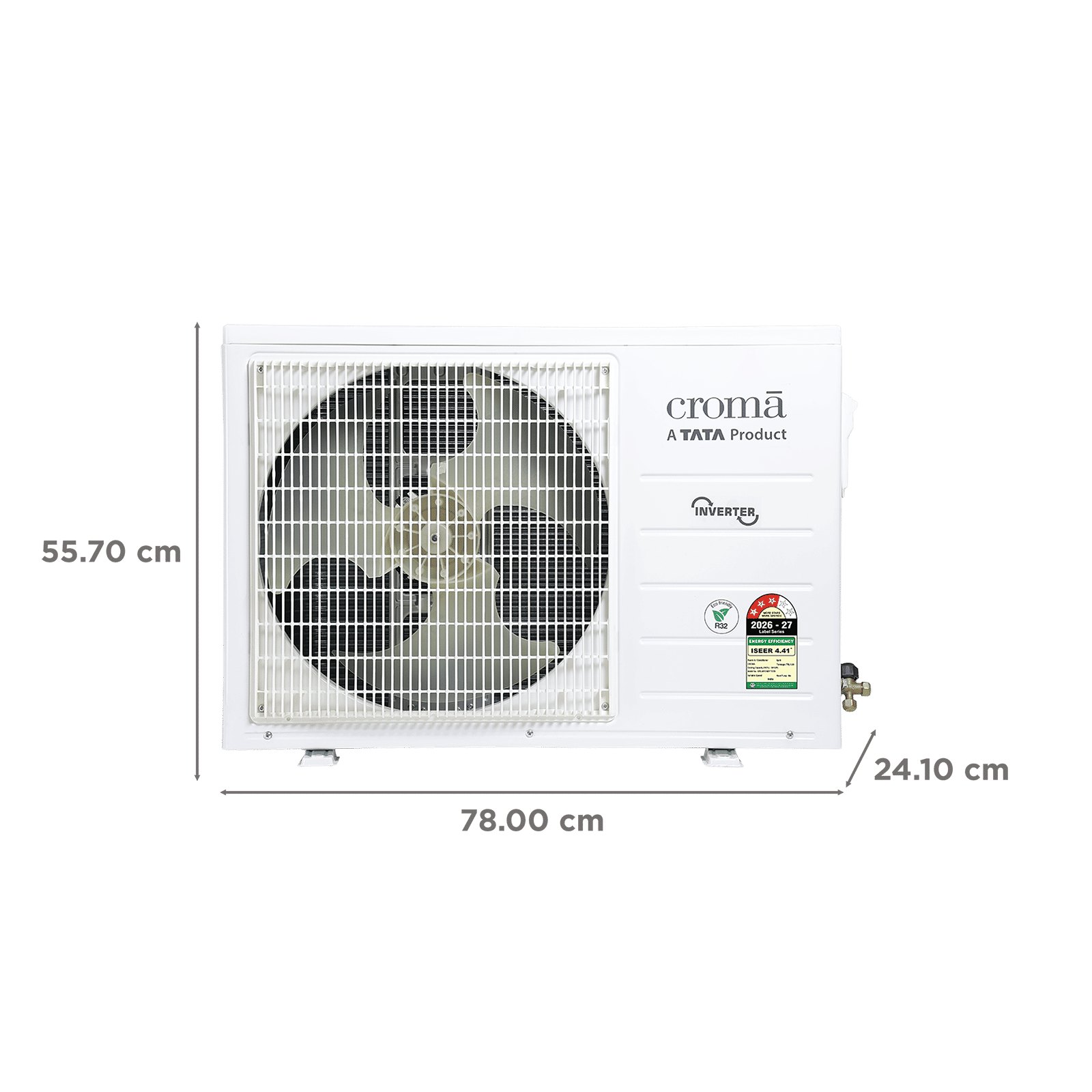 Croma 7 in 1 Convertible 1 Ton 3 Star Inverter Split AC with Self Diagnosis (2026 Model, Copper Condenser) Croma 7 in 1 Convertible 1 Ton 3 Star Inverter Split AC with Self Diagnosis (2026 Model, Copper Condenser)_3