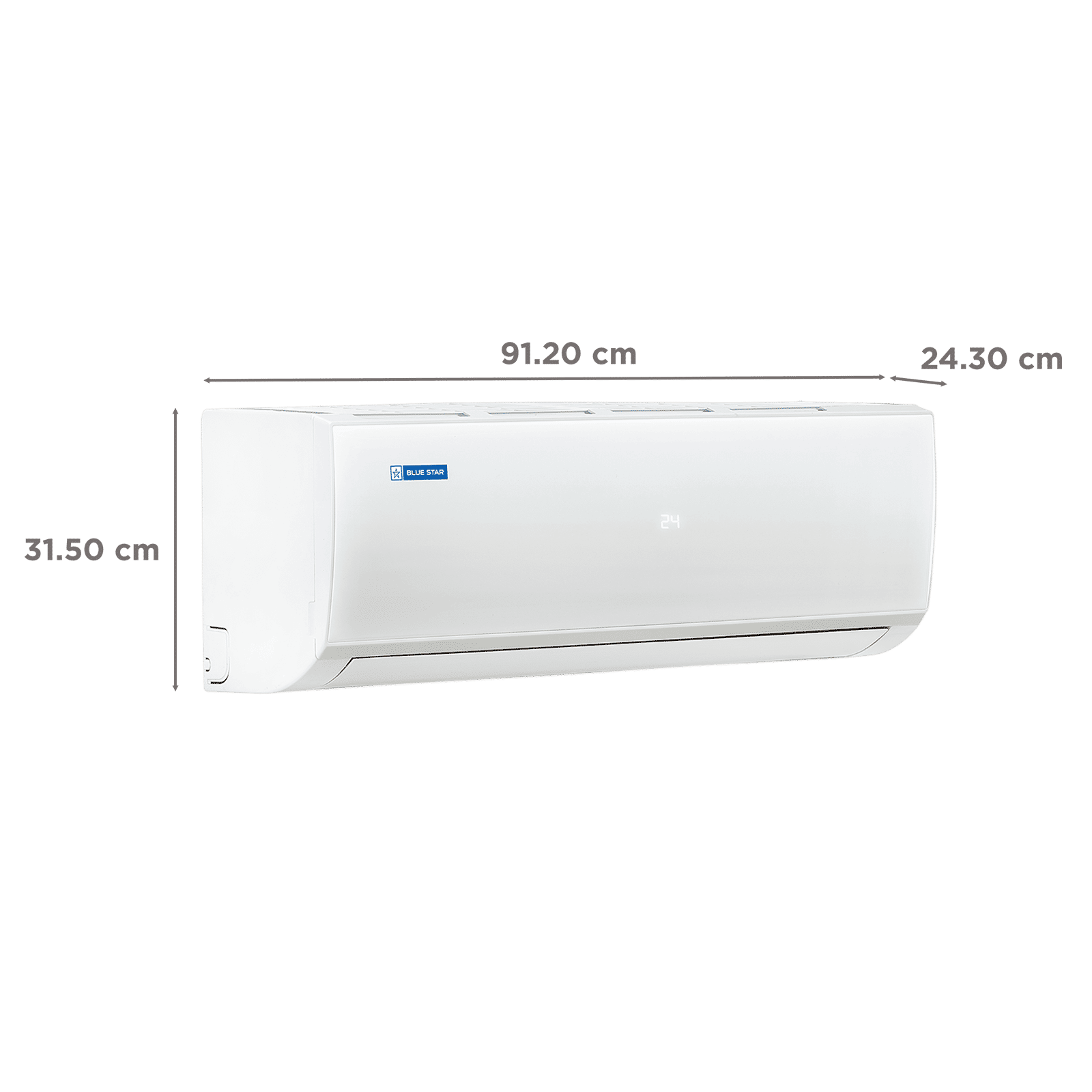 Blue Star P Series 5 in 1 Convertible 1.4 Ton 3 Star Inverter Split AC with Turbo Cool (2026 Model, Blue Fin Condenser, IA317PXU) Blue Star P Series 5 in 1 Convertible 1.4 Ton 3 Star Inverter Split AC with Turbo Cool (2026 Model, Blue Fin Condenser, IA317PXU)_3