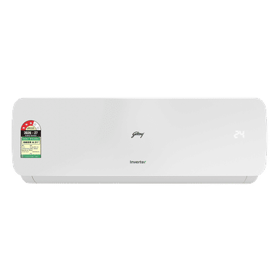 Godrej N Series Convertible 1.4 Ton 3 Star Inverter Split AC with I-Sense Technology (2026 Model, Blue Fin Condenser, TR HIC 18N3TH WA)