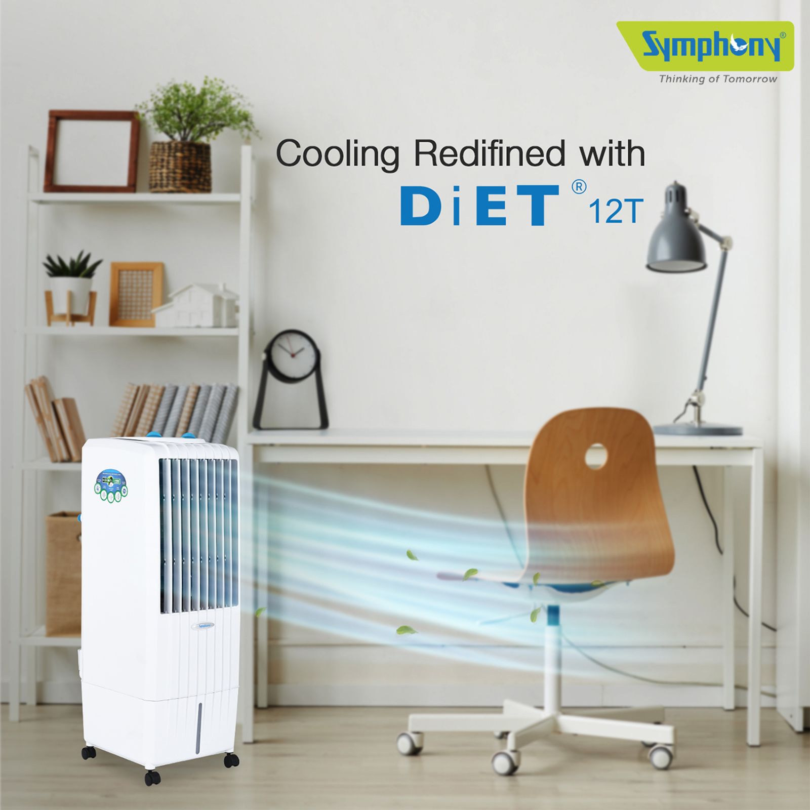 Symphony Diet 12T 12 Litres Personal Air Cooler with i-Pure Technology (Cool Flow Dispenser, White) Symphony Diet 12T 12 Litres Personal Air Cooler with i-Pure Technology (Cool Flow Dispenser, White)_19