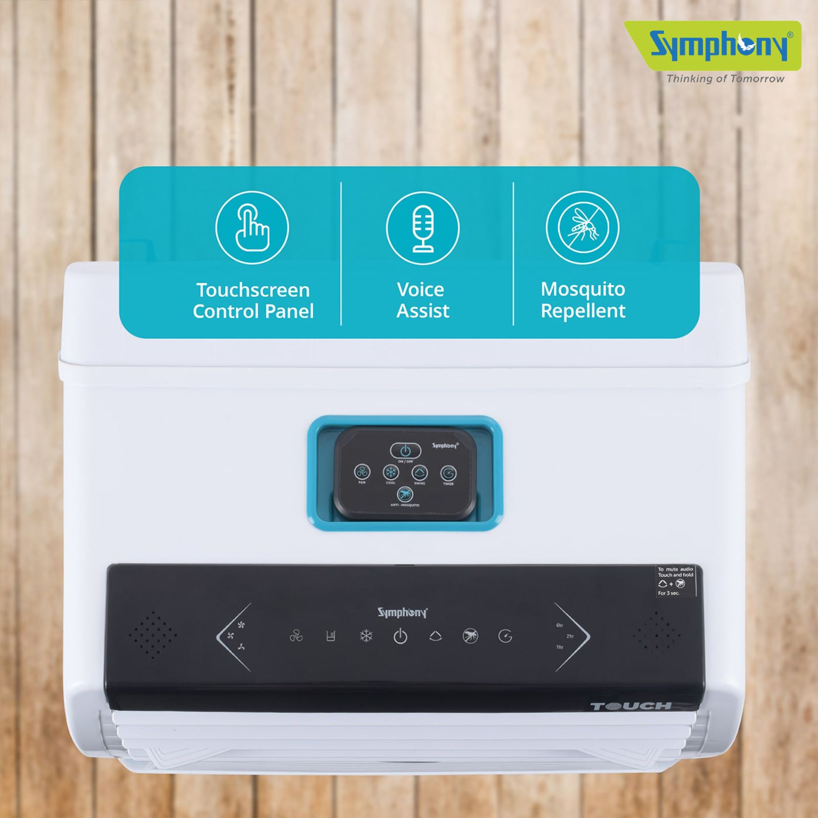 Symphony Touch 35 Litres Room Air Cooler with SMPS Technology (Voice Assistant, White) Symphony Touch 35 Litres Room Air Cooler with SMPS Technology (Voice Assistant, White)_10