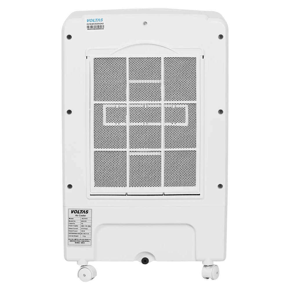 VOLTAS Alfa 15 Litres Personal Air Cooler with Thermal Overload Protection (3 Speed Control, White & Grey) VOLTAS Alfa 15 Litres Personal Air Cooler with Thermal Overload Protection (3 Speed Control, White & Grey)_3
