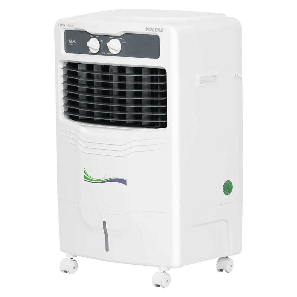 VOLTAS Alfa 15 Litres Personal Air Cooler with Thermal Overload Protection (3 Speed Control, White & Grey) VOLTAS Alfa 15 Litres Personal Air Cooler with Thermal Overload Protection (3 Speed Control, White & Grey)_4