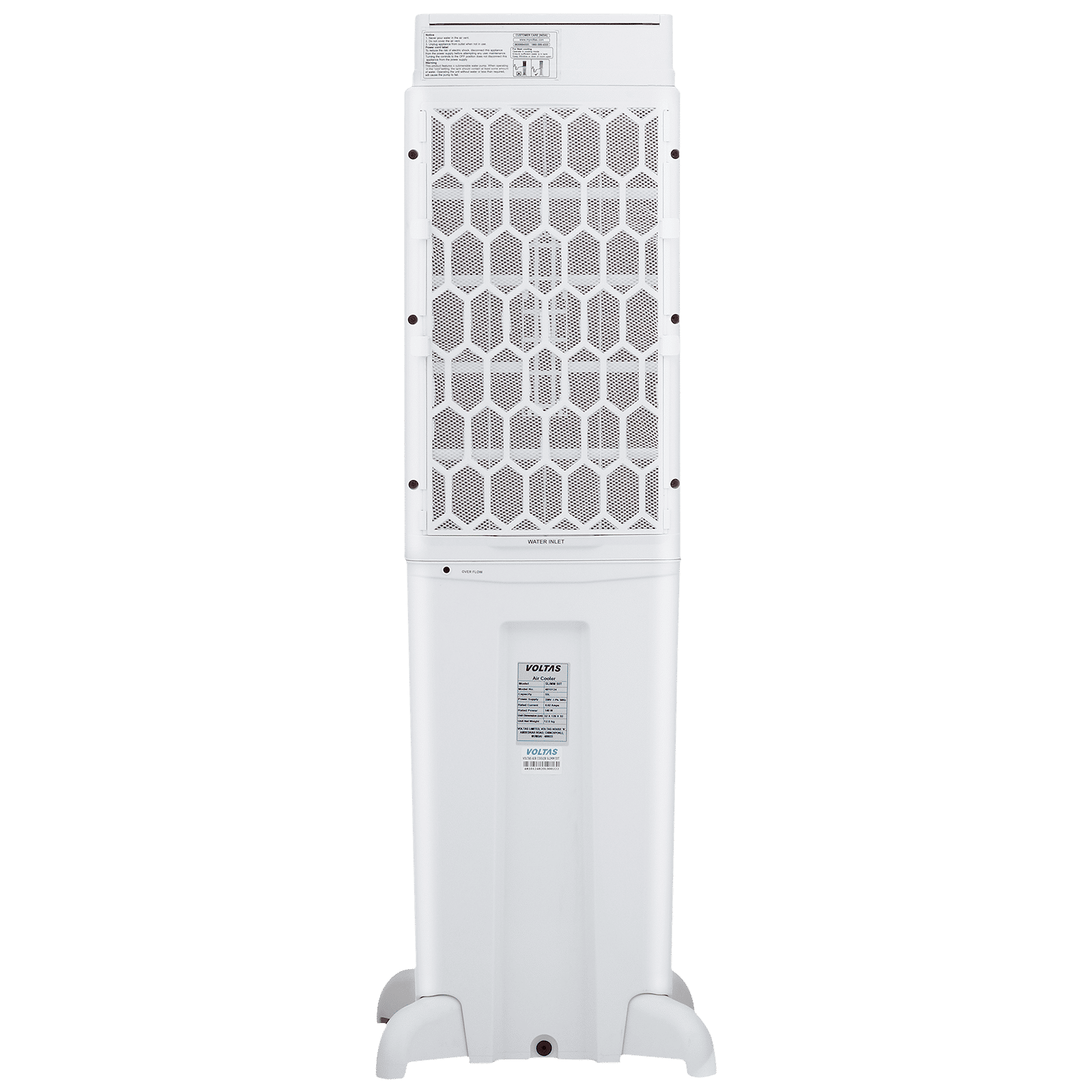 VOLTAS Slimm T 35 Litres Tower Air Cooler with Handy Touch Controls (Inverter Compatible, White & Grey) VOLTAS Slimm T 35 Litres Tower Air Cooler with Handy Touch Controls (Inverter Compatible, White & Grey)_6